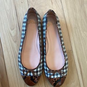 JCrew shoes. Size 8. Brand new. Textile. Made in Morocco